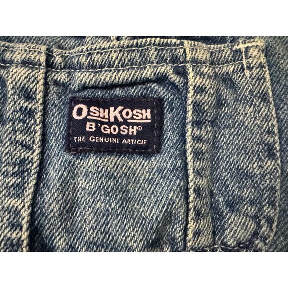 Vintage Oshkosh B'Gosh‎ Vestbak Denim Pant Overalls Size 2T - Picture 7 of 8